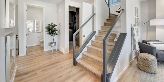 Rockland Park Camrose 26 Showhome Stairwell